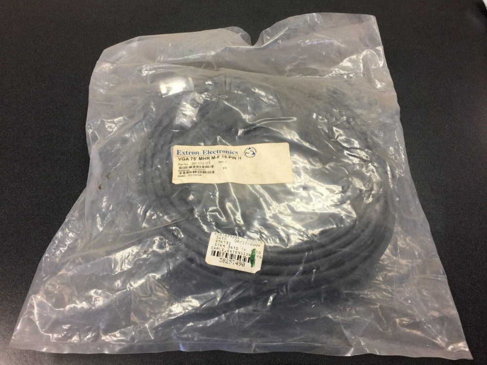 NEW Extron Electronics 26-112-03 Cable (22.8 M) VGA 75' MHR M-F 15-PIN H 