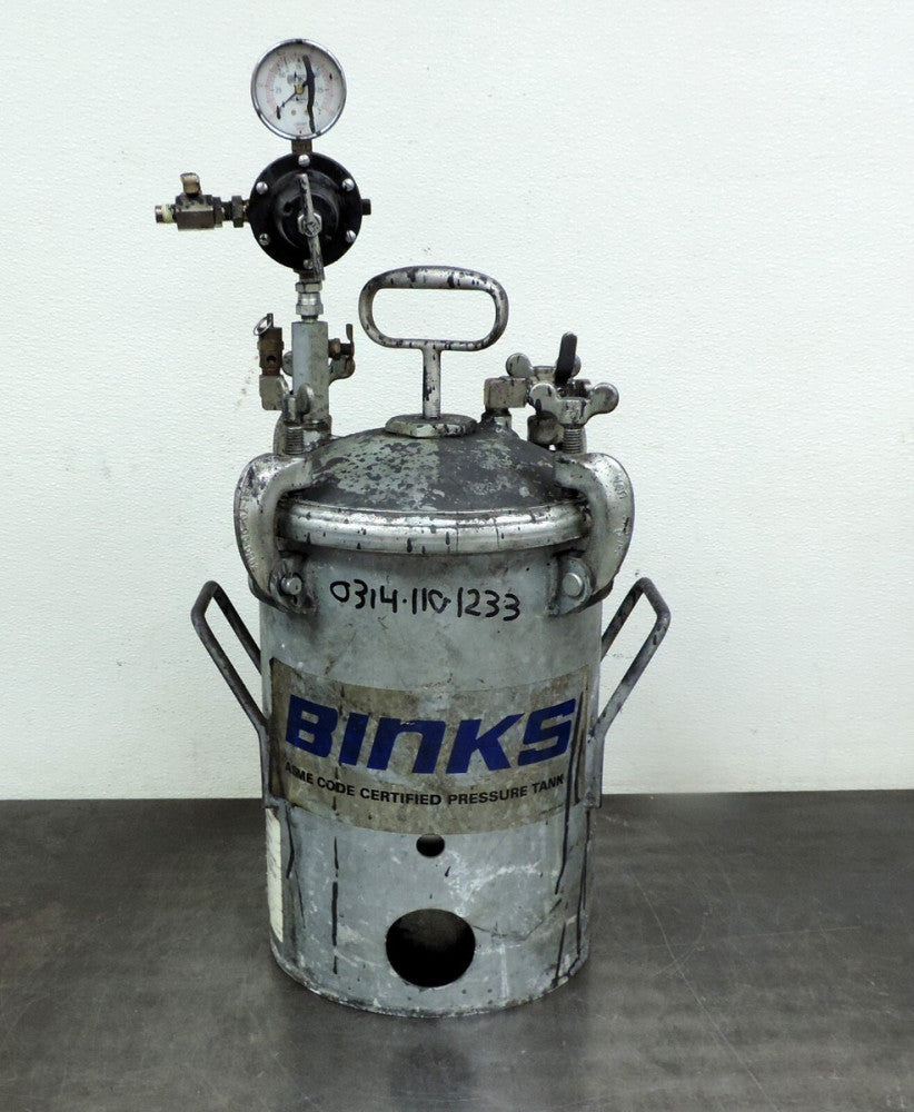 Binks MDMT-20 Pressure Tank  ASME Code Certified