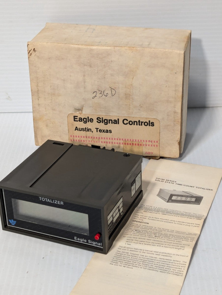 Eagle Signal DX101A602 Solid State Time/Count Totalizer