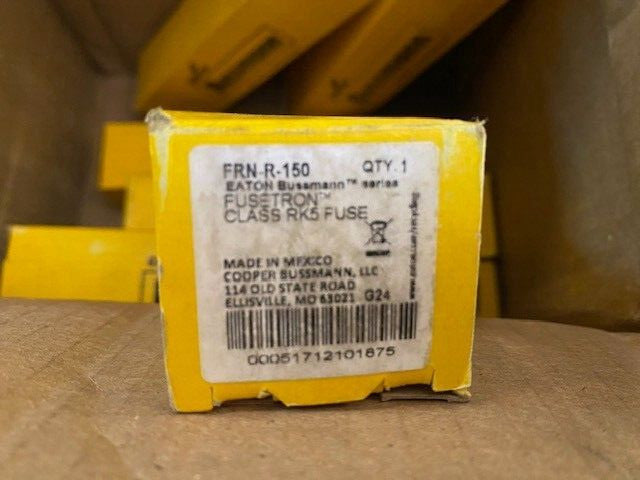 Bussmann Fusetron FRN-R-150 150 Amp Fuse 250V Energy Efficient Class RK5 (NEW)
