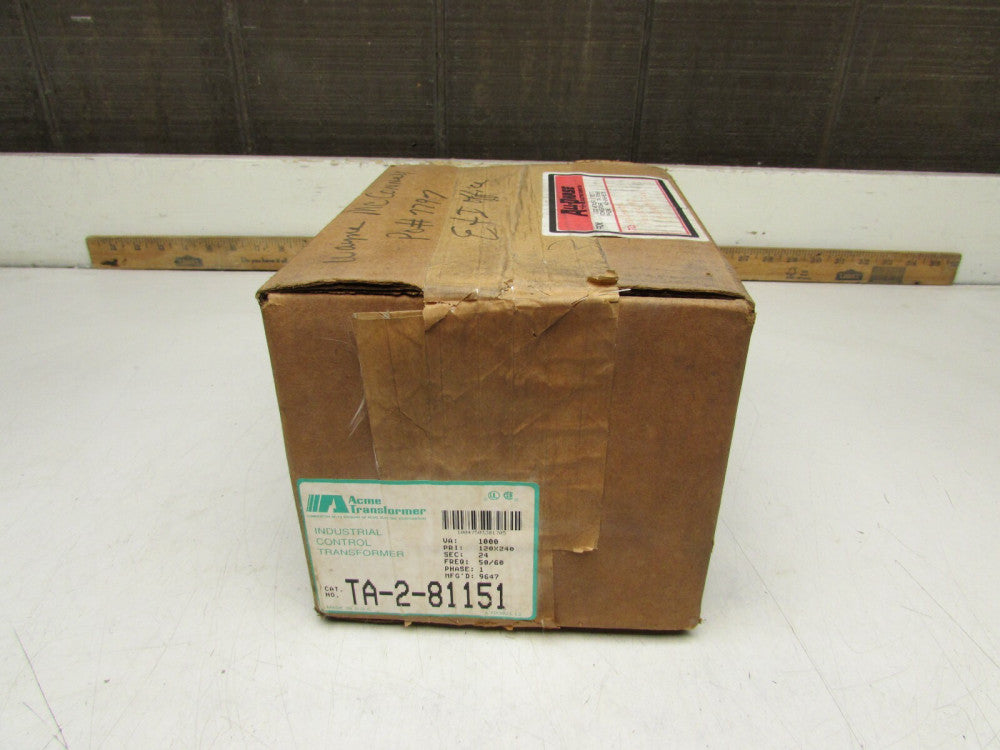 ACME TRANSFORMER TA-2-81151, 1000VA, 120/240VAC to 24V ,1ph , NIB! MAKE OFFER! 