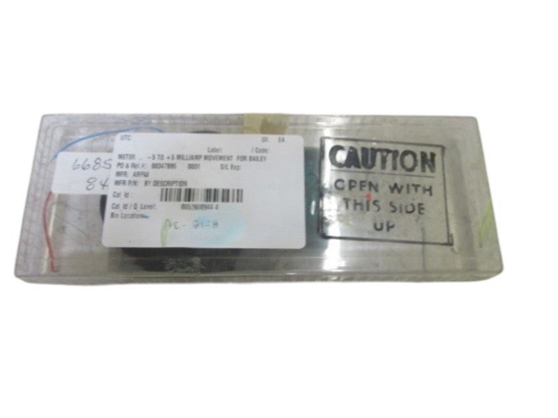 AIRPAX METER -5 TO +5 MILLIAMP MOVE  NSMP