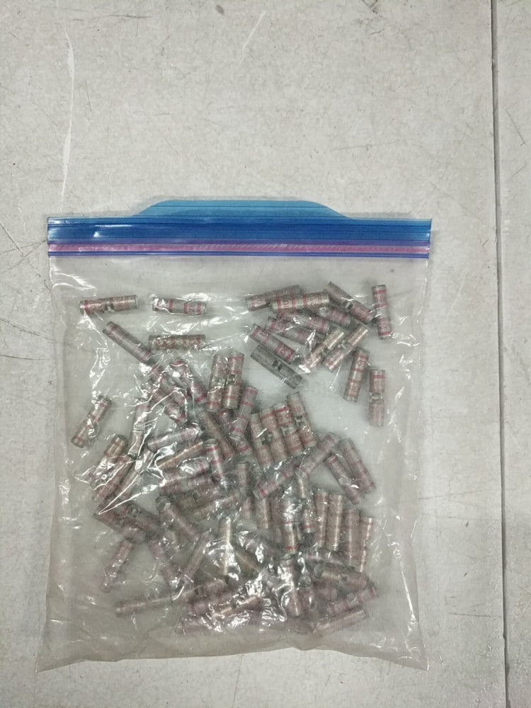 (80) T&B 60500 2-way Connector Aluminum 10 Str, Red Die 21 Color-Keyed