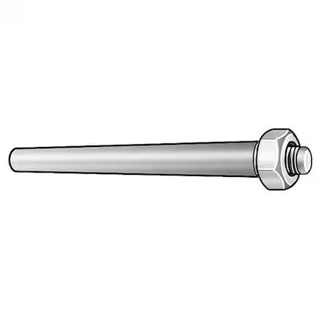 Zoro Select 2Ugy9 Taper Pin,Thrd,Lcs,10-32X2 1/4,Pk5