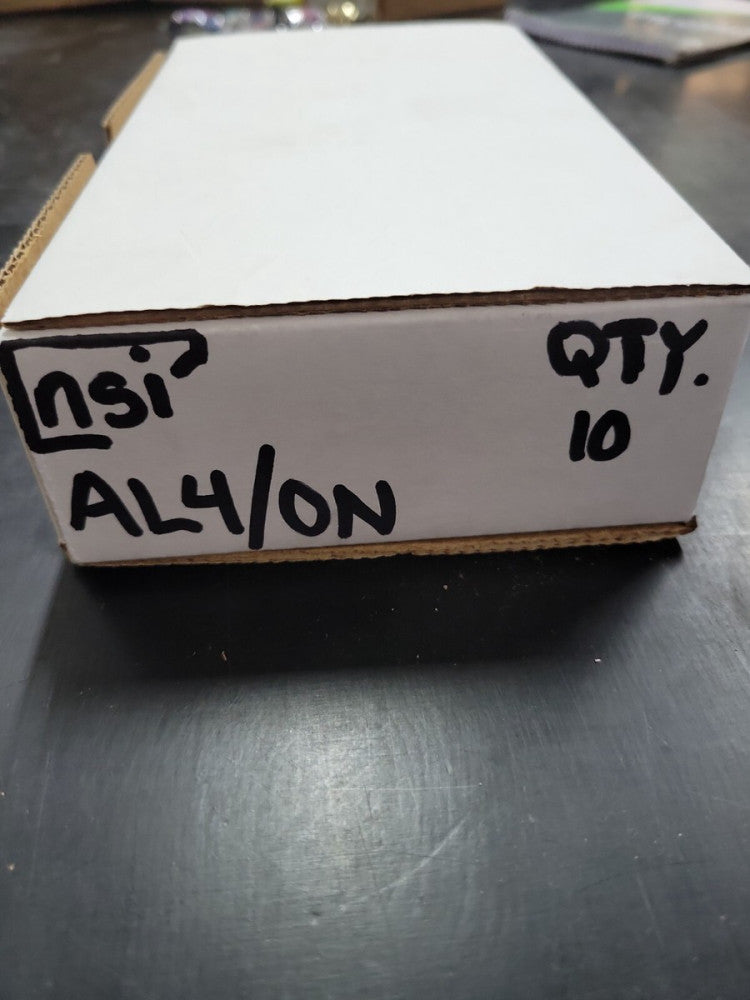 1 BOX of 10 - NSI AL4/0N  1/2 Inch 4/0 AWG, Aluminum, 2-Hole Compression Lug