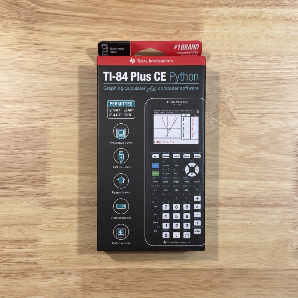 TI-84 Plus CE Python Graphing Calculator Color Screen Rechargeable - NEW Sealed