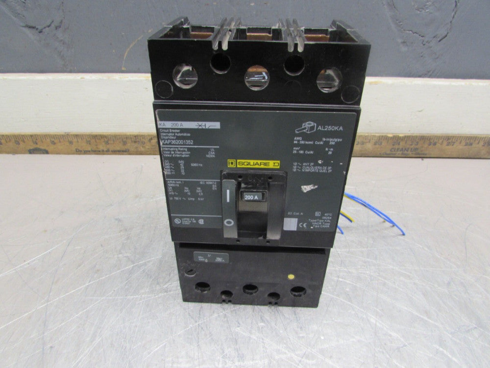 SQUARE D KAP362001352 ,CIRCUIT BREAKER ,3P/600V/200A, GOOD TAKEOUT!  MAKE OFFER!