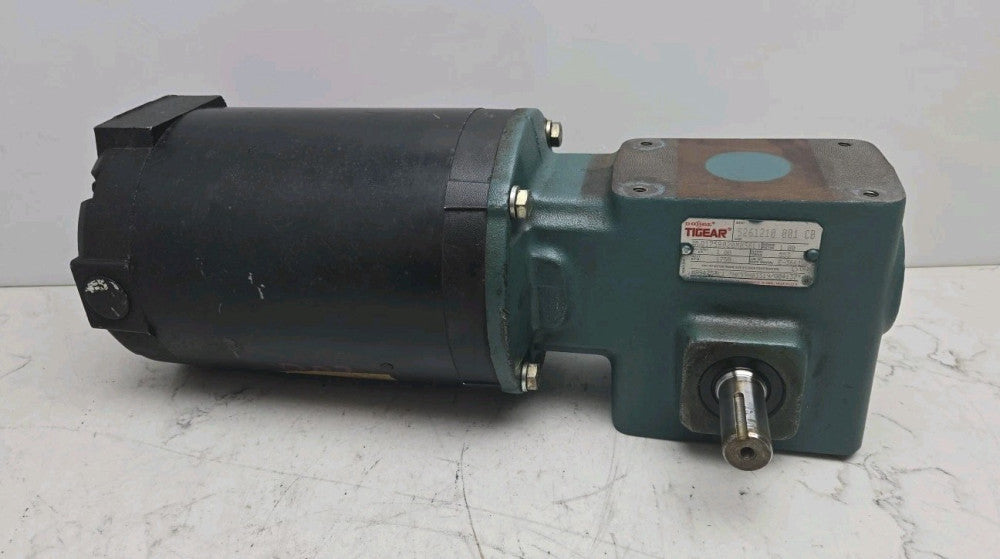 Reliance P56X1531S 1Hp Motor 3Ph 1750Rpm Dodge MR94753L1 Gear Reducer 20:1 Ratio