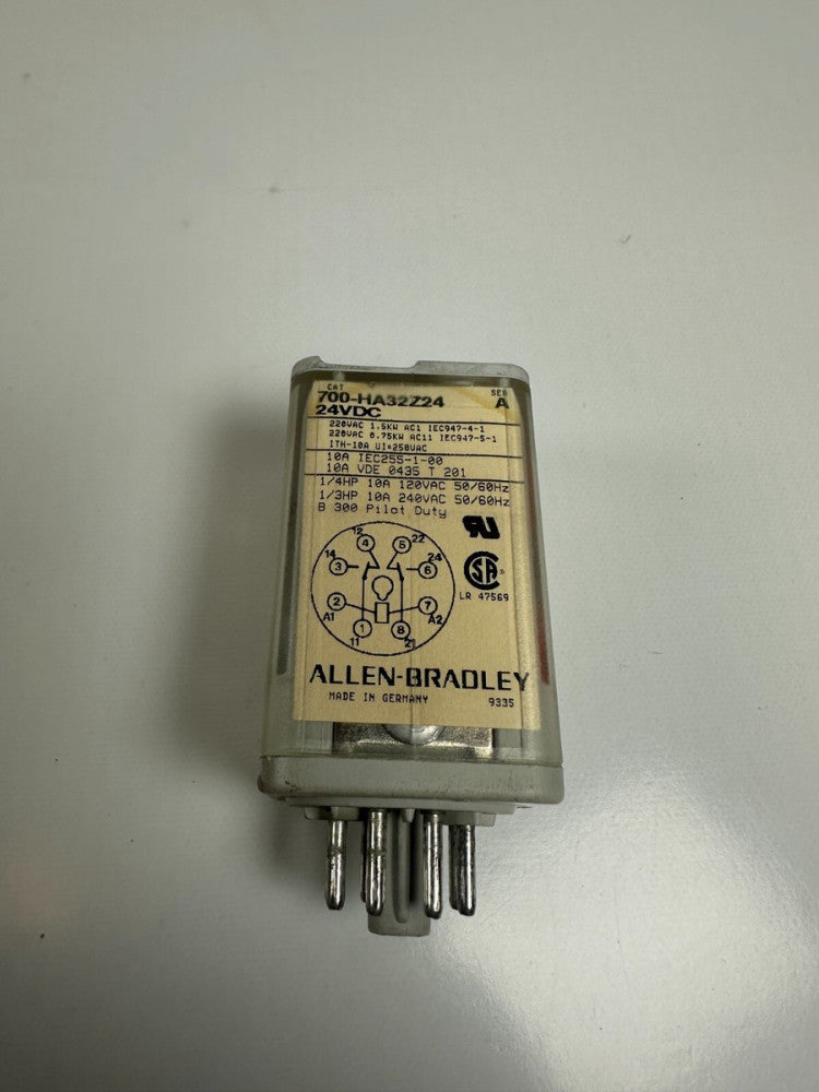 Allen-Bradley 700-HA32Z24 24VDC Relay 8-Pin 10A - New Old Stock Fast Ship USA