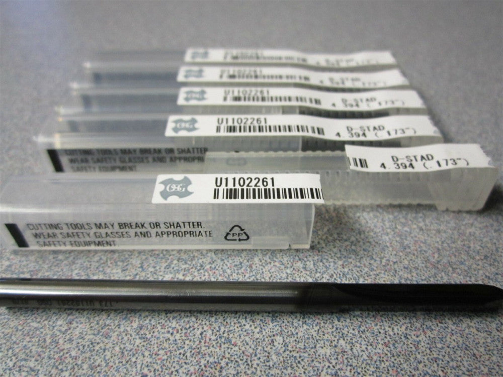 OSG (U1102261) .173 x 1.01" x 3.04" OAL Diamond Coated Carbide Drill Bit - Qty 5