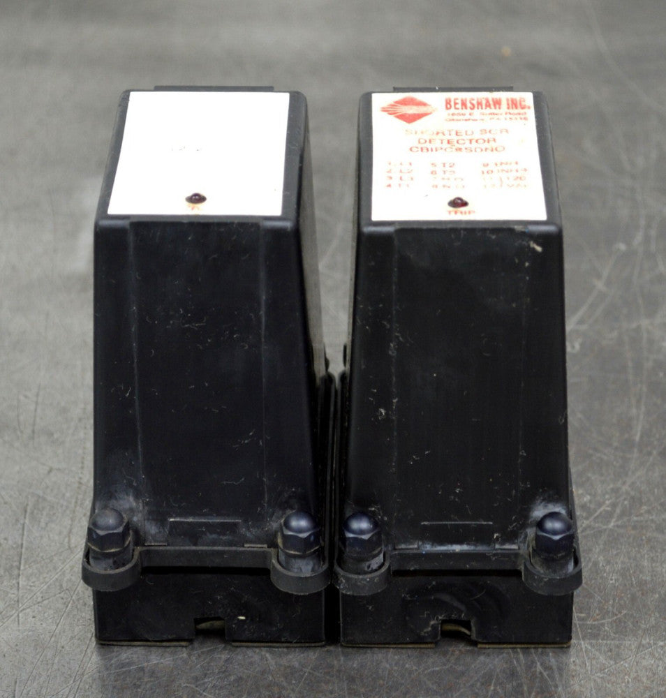 Benshaw INC. - CBIPCSSDNO Shorted SCR Detector 120V AC Lot of Two (2)