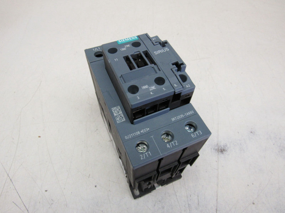 SIEMENS SIRIUS 3RT2035-1AK60 55A CONTACTOR  XLNT USED TAKEOUT !! MAKE OFFER !!