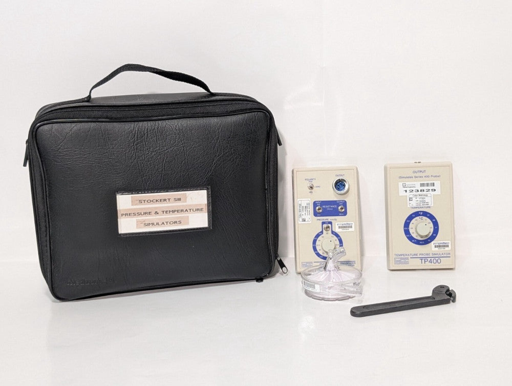 Kit w/ Fogg TP400 Probe, BP28 Pressure Simulator, Armstrong Wrench, Sorin Pump