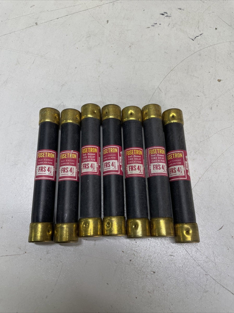 1) New Old Stock! Fusetron FRS4-1/2 4.5A Fuse 