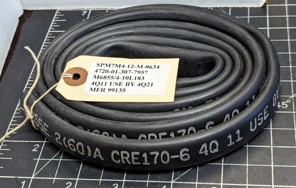 72” CRE 170-6 Wire Cable Jacket Tubing Organizer Sleeve Neoprene ½” ID [A3S3]