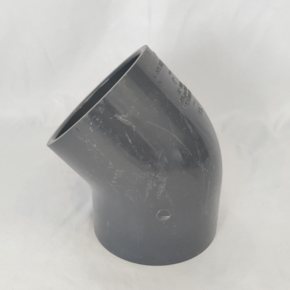 Spears 4" 45° SCH 80 PVCI D2467 SCH 80 Slip Elbow Socket