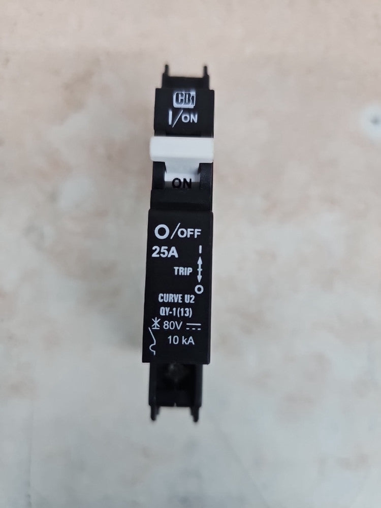 1) New no Box CBI Circuit Breaker QY18U225B0 QY-18-U2-25A-B0 25A 80V 10kA