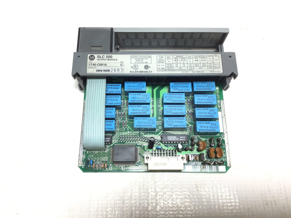 Allen-Bradley 1746-OW16 SLC 500 Output Module Ser C 10-250VAC 10-125VDC 50/60Hz