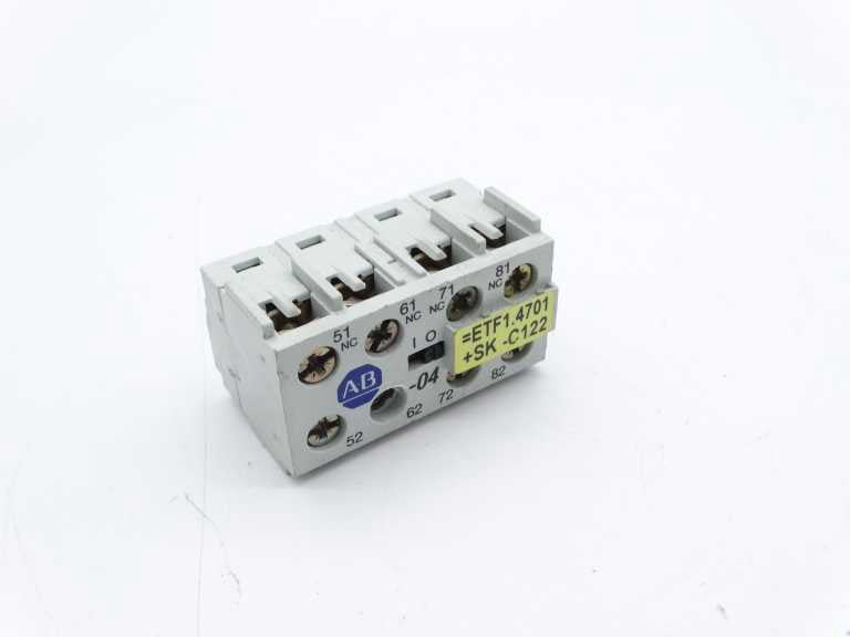 ALLEN BRADLEY 195-MA04 SERIES A CONTACT BLOCK