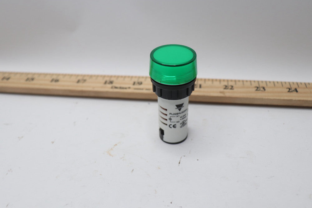 Carlo Gavazzi LED Panel Mount Indicator Green 220V AC PL22SHLG220A
