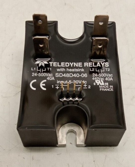 Teledyne Relay SD48D40-06 Solid State Relay With Heatsink