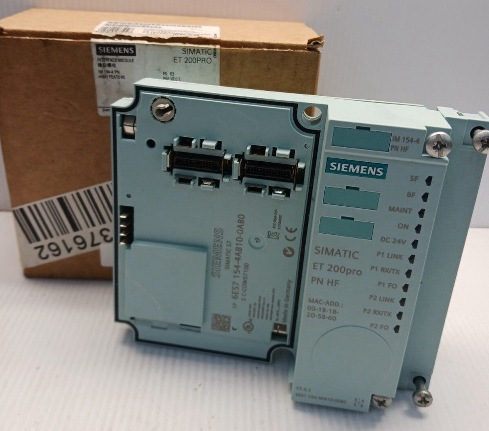 NEW SIEMENS 6ES7 154-4AB10-0AB0 SIMATIC INTERFACE MODULE ET 200 PRO
