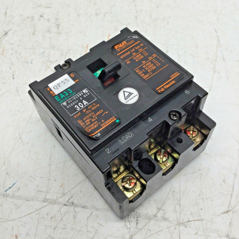 FUJI ELECTRIC EA33 AUTO BREAKER 30 AMP 3 Pole
