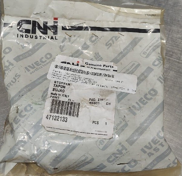 GENUINE CNH 47132133 PLUG for New Holland/Monroe
