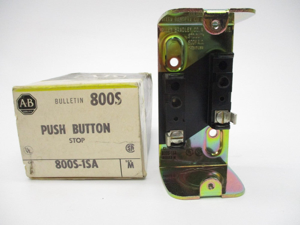 ALLEN BRADLEY 800S-1SA SER. M (BK/YL) NSMP