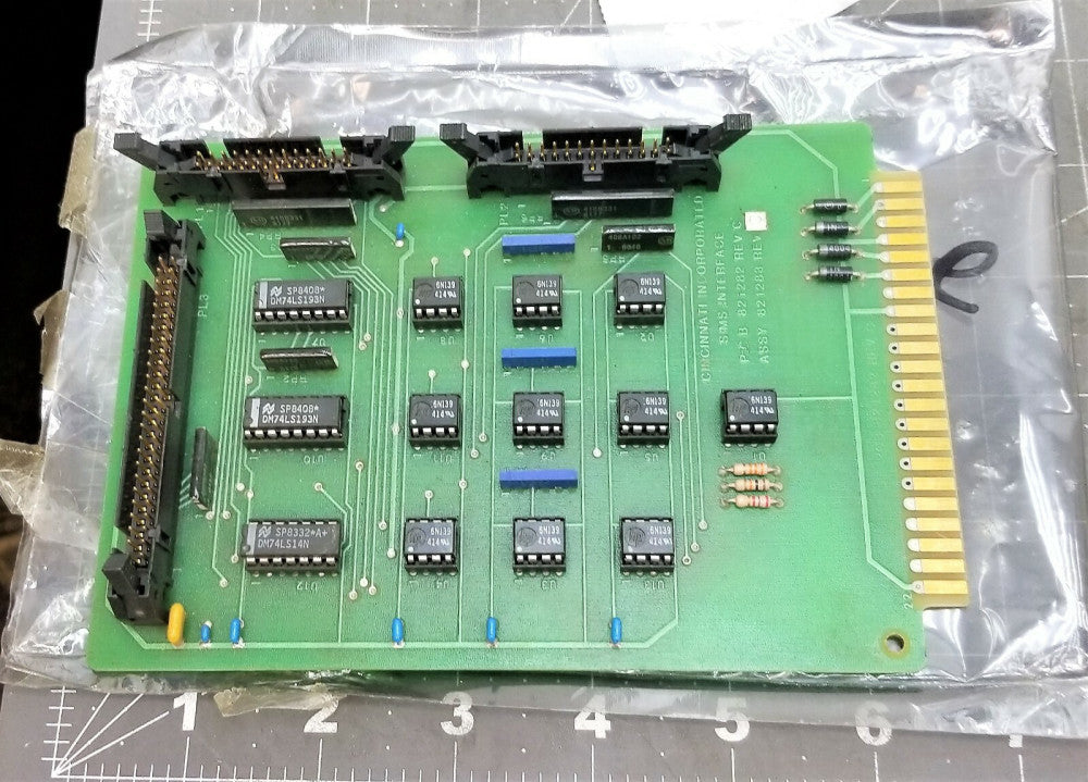 Cincinnati Press Brake SIMS INTERFACE  821283 Rev C / PCB 821282 [C8S4]