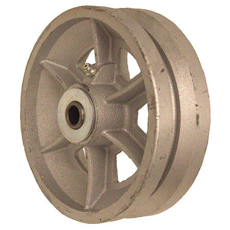 Zoro Select P-C-040X020/050R-Vg1 Caster Wheel,800 Lb. Ld Rating,Gy Wheel