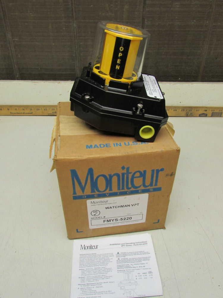 MONITEUR WATCHMAN VPT FMYS-5220 VALVE POSITION TRANSMITTER NEW IN BOX !! M/OFFER