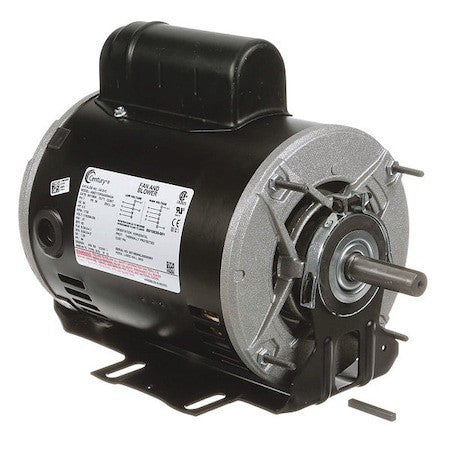 Century C412v2 Capacitor-Start Belt Drive Motor, 1/2 Hp, 56 Frame, 115/208-230V