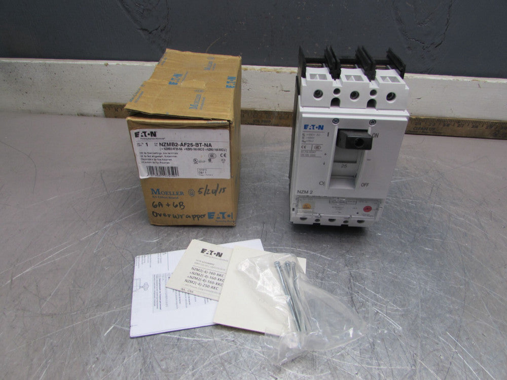 NEW! EATON NZMB2-AF25-BT-NA , CIRCUIT BREAKER ,3P /25A/440V , NIB! MAKE OFFER!