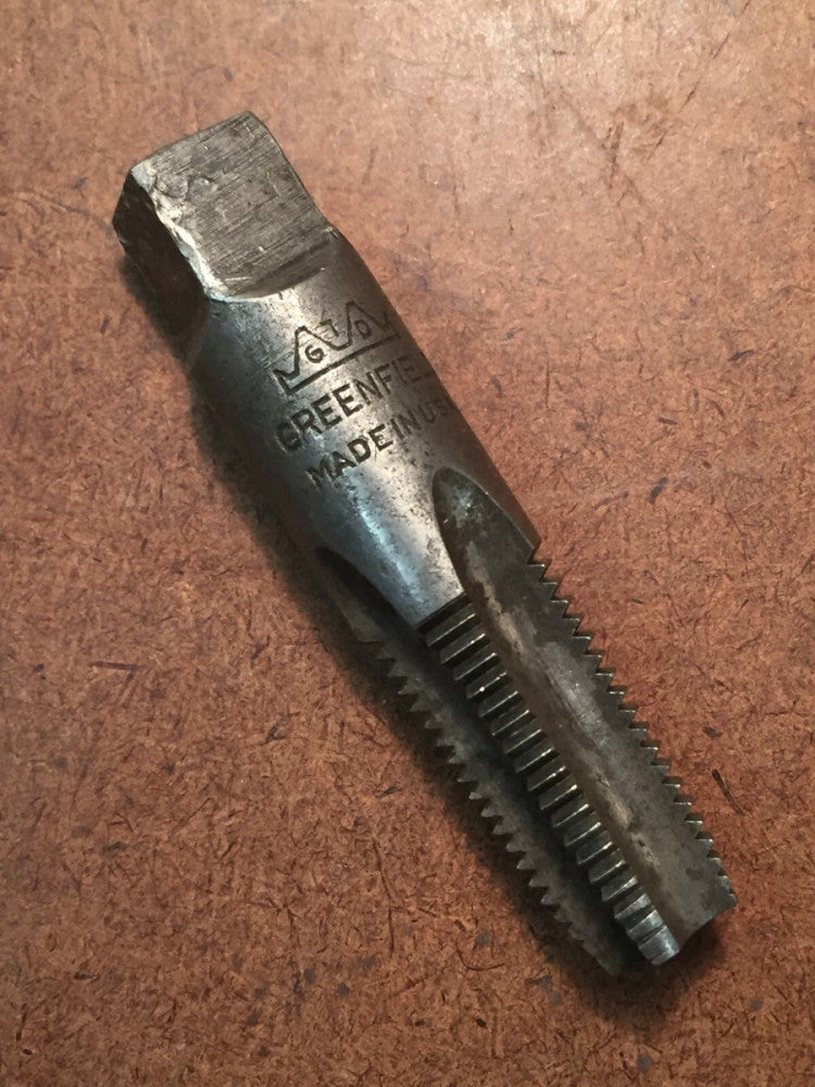 Quality Vintage GTD Greenfield 1/4-18 NPT Hand Tap Pipe Thread Good Condition