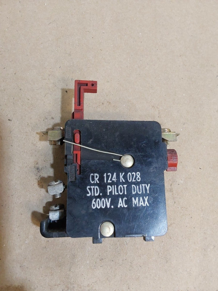General Electric CR124K028 Overload Relay 600V 1 Pole