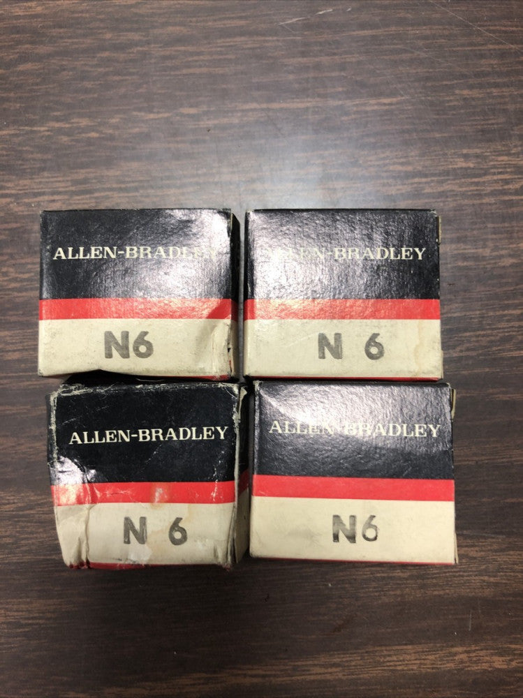 Lot Of 4 Allen-Bradley N6 Overload Relay Heater Elements