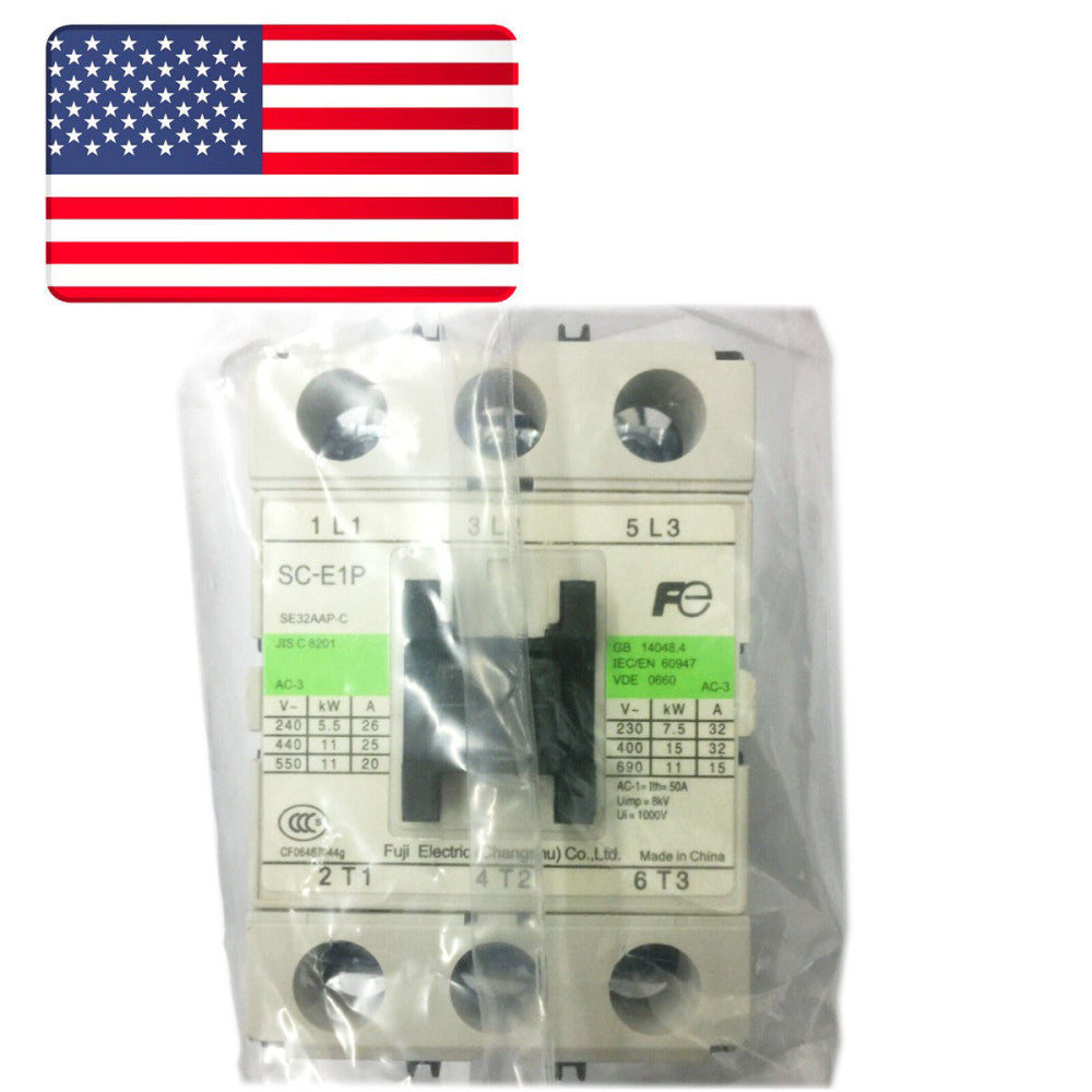 New FUJI ELECTRIC SC-E1P 220V Magnetic Contactor - US Stock