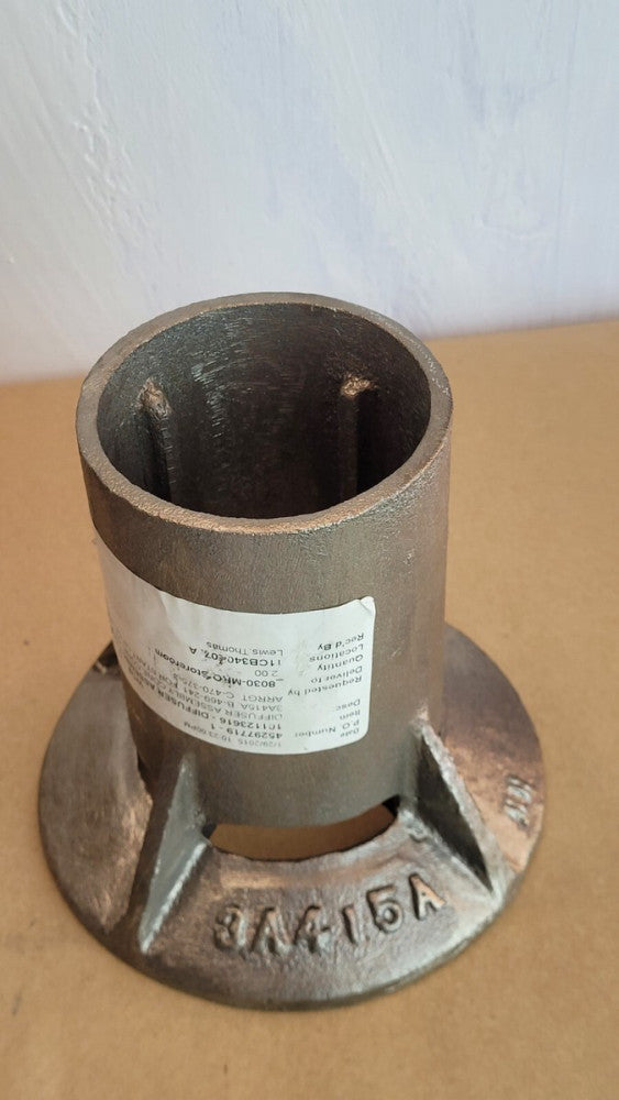 3A415A Oil Burner Cone Diffuser Assembly Cast Stainless Steel