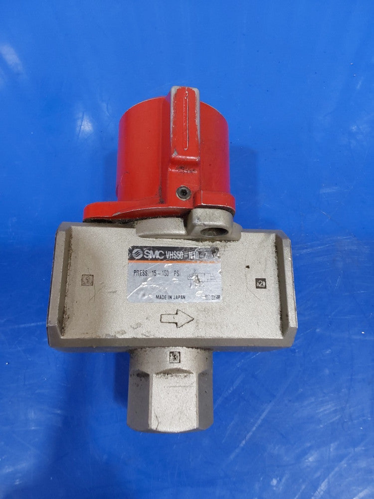 SMC VHS50-N10-Z Pneumatic Lockout Shut Off Valve 3 Port VHS50