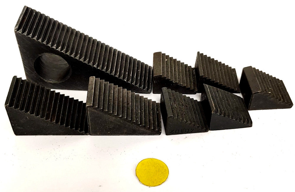 UNBRANDED SERRATED STEPS STEEL W/BLACK OXIDE FINISH ***LOT OF 8***