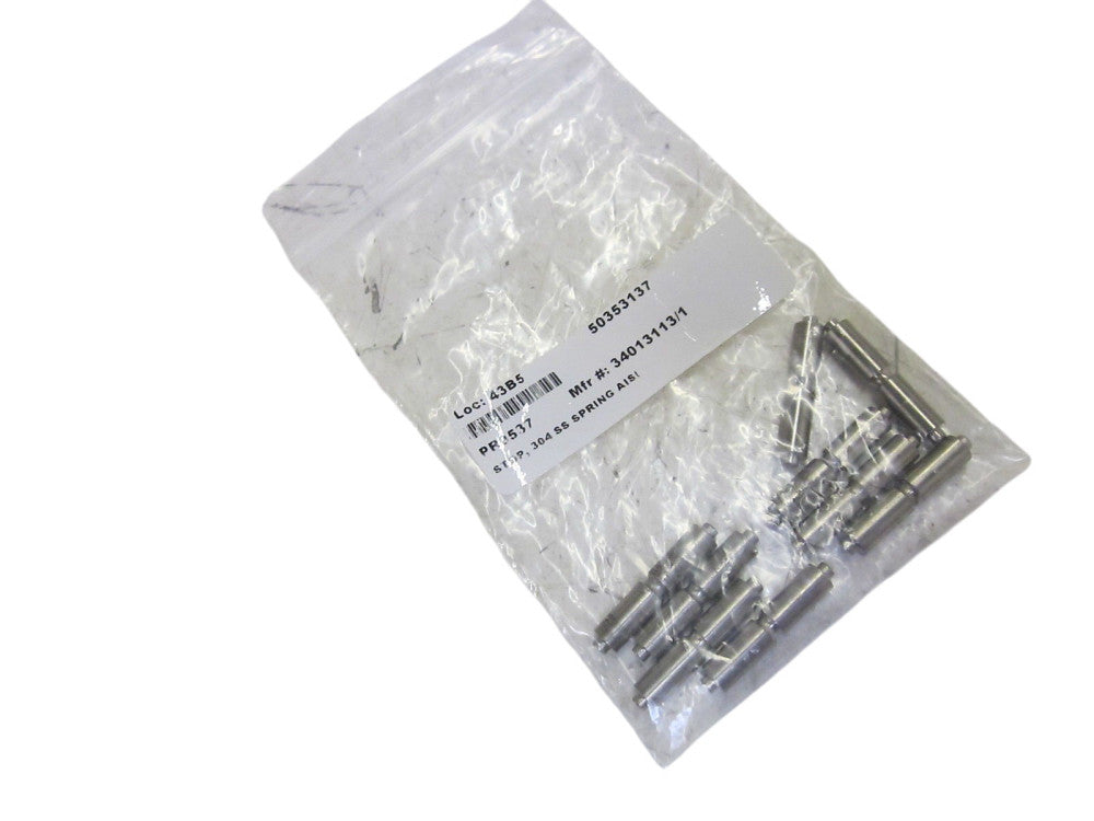 LOT OF 9 34013113/1 STOP, 304 SS SPRING NSMP