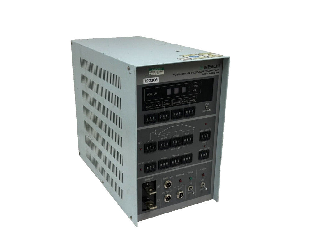 USED UNITEK MIYACHI MD-1500E-2A WELDING POWER SUPPLY MD1500E2A