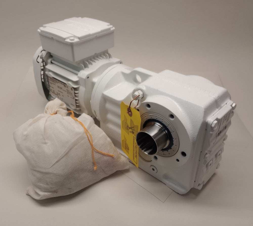 SEW EuroDrive KT37/DRS71S4-13.08 Gear Motor 3ph 0.5hp 230/460V Ratio 13.08:1