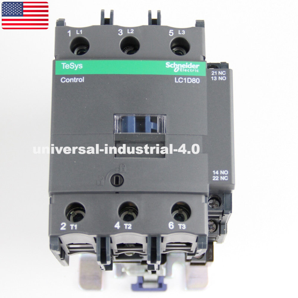 Schneider Electric TeSys LC1D80F7C NonReversing A.C. Contactor 3PST-NO -US Stock