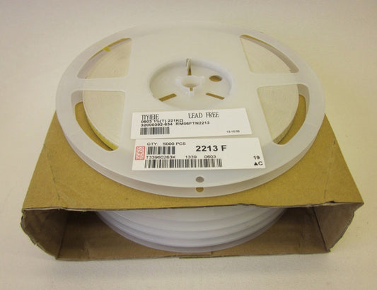 (25,000 pcs) RM06FTN2213 Resistor Thick Film Surface Mount 0.1W 0603 1% NEW