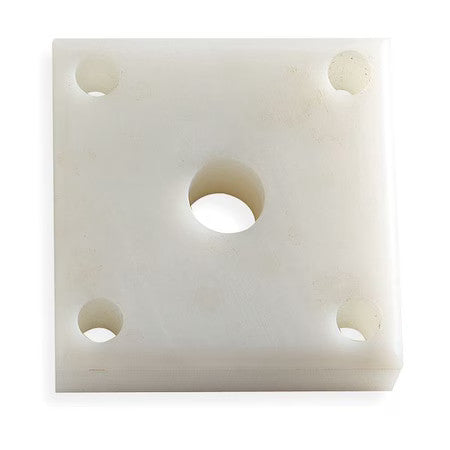 Dayton 1F554 1F554 Uhmw-Pe Flange Mount Bearing, Solid Rigid (4 Bolt)
