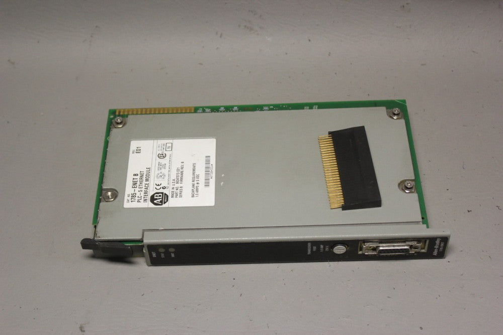 ALLEN BRADLEY PLC-5 ETHERNET INTERFACE MODULE 1785-ENET B
