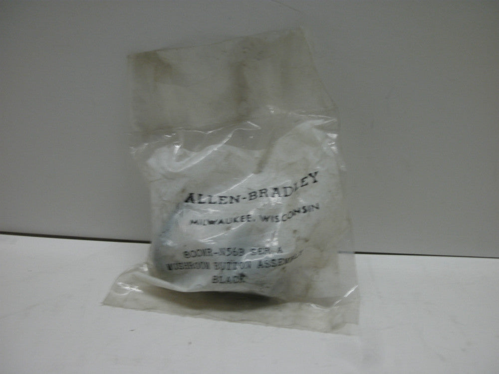 ALLEN BRADLEY 800MR-N56B SER A MUSHROOM BUTTON ASSEMBLY BLACK NEW IN BAG