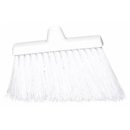Tough Guy 48Lz44 9 1/8 In Sweep Face Broom Head, Stiff, Synthetic, White